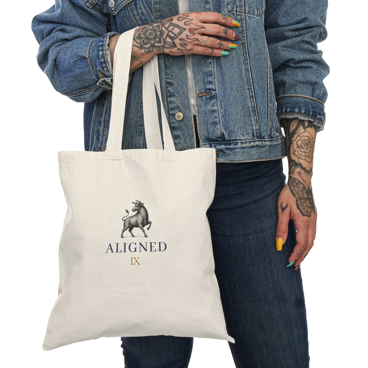 ALIGNED Ox Tote — Lifepath 9 Canvas Bag