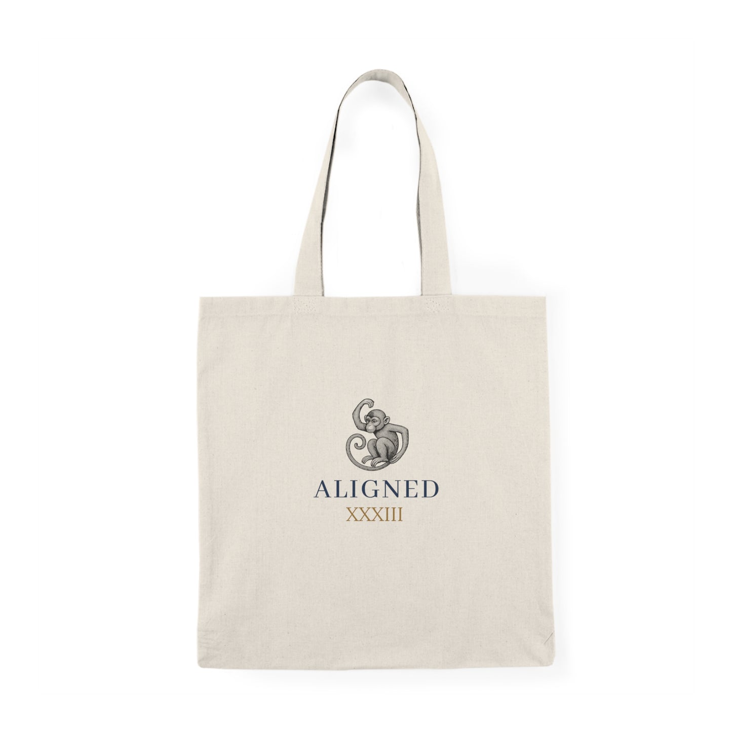 ALIGNED Monkey Tote — Lifepath 33 Canvas Bag