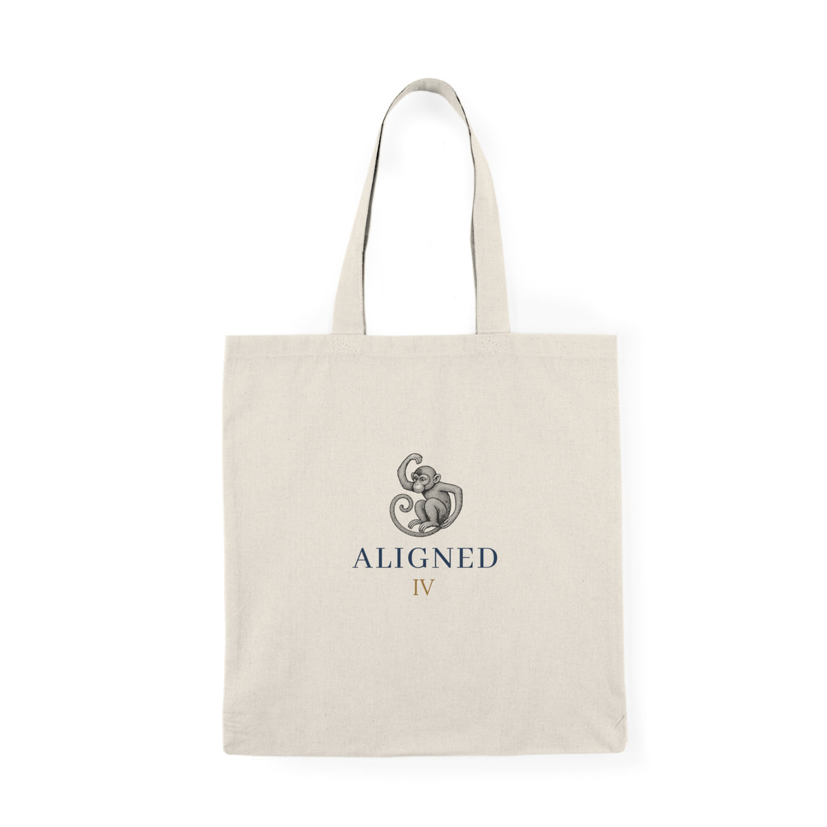 ALIGNED Monkey Tote — Lifepath 4 Canvas Bag