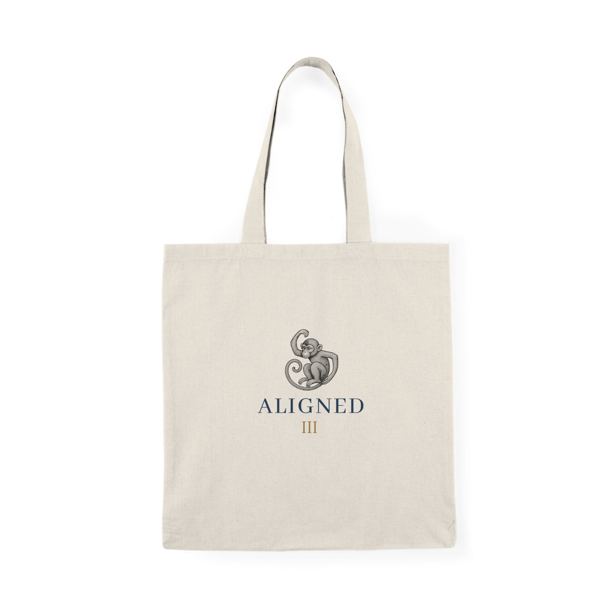 ALIGNED Monkey Tote — Lifepath 3 Canvas Bag