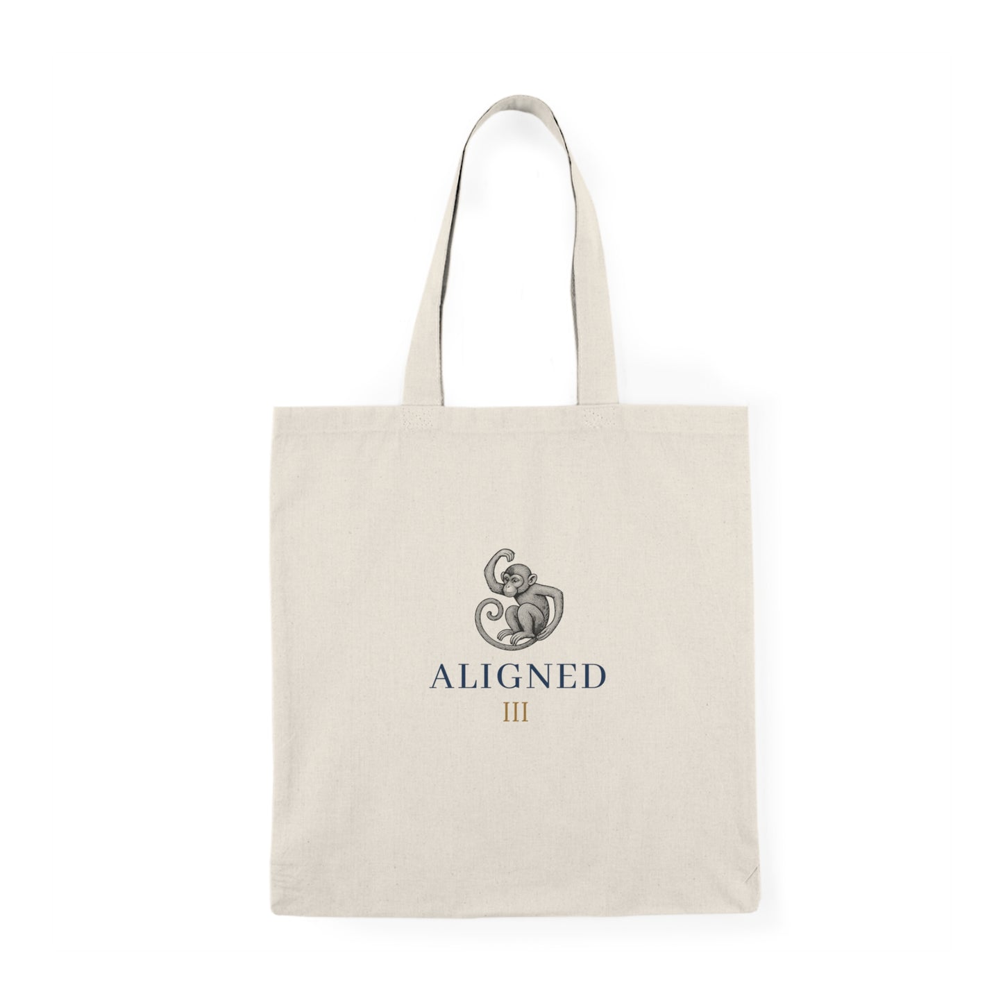 ALIGNED Monkey Tote — Lifepath 3 Canvas Bag